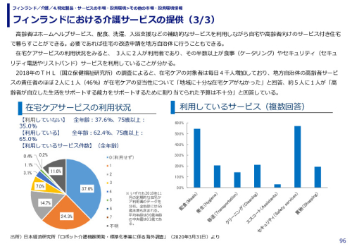 フィンランドにおける介護サービスの提供